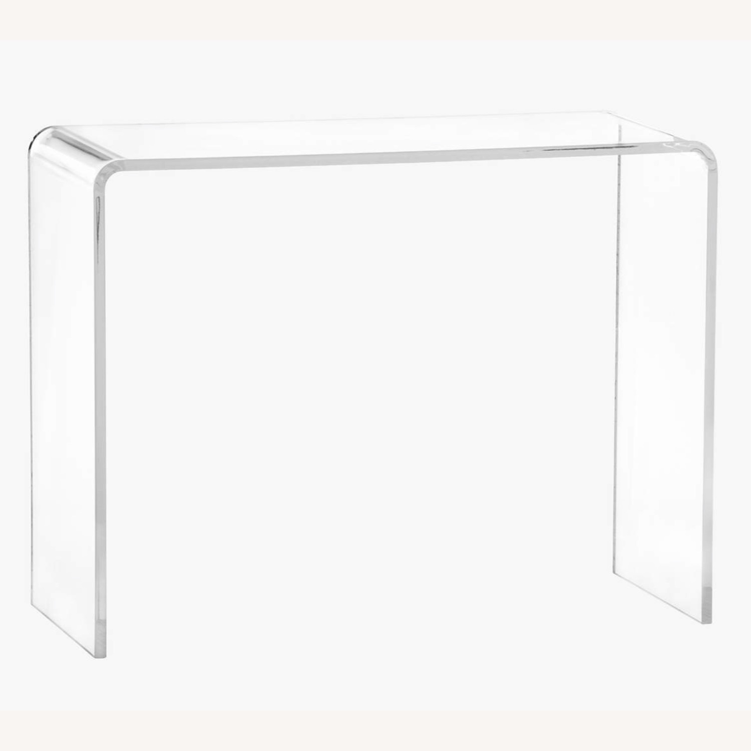 CB2 Peekaboo 38" Acrylic Console Table - image-3