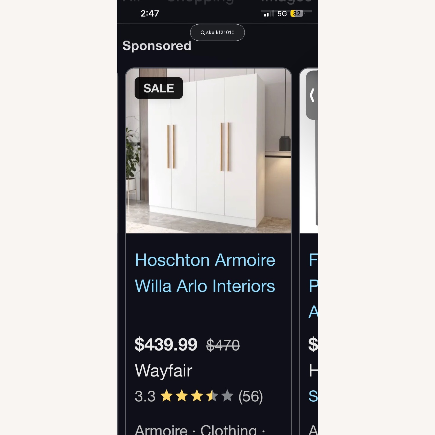 Raymour & Flanigan Armeda Armoire - image-8