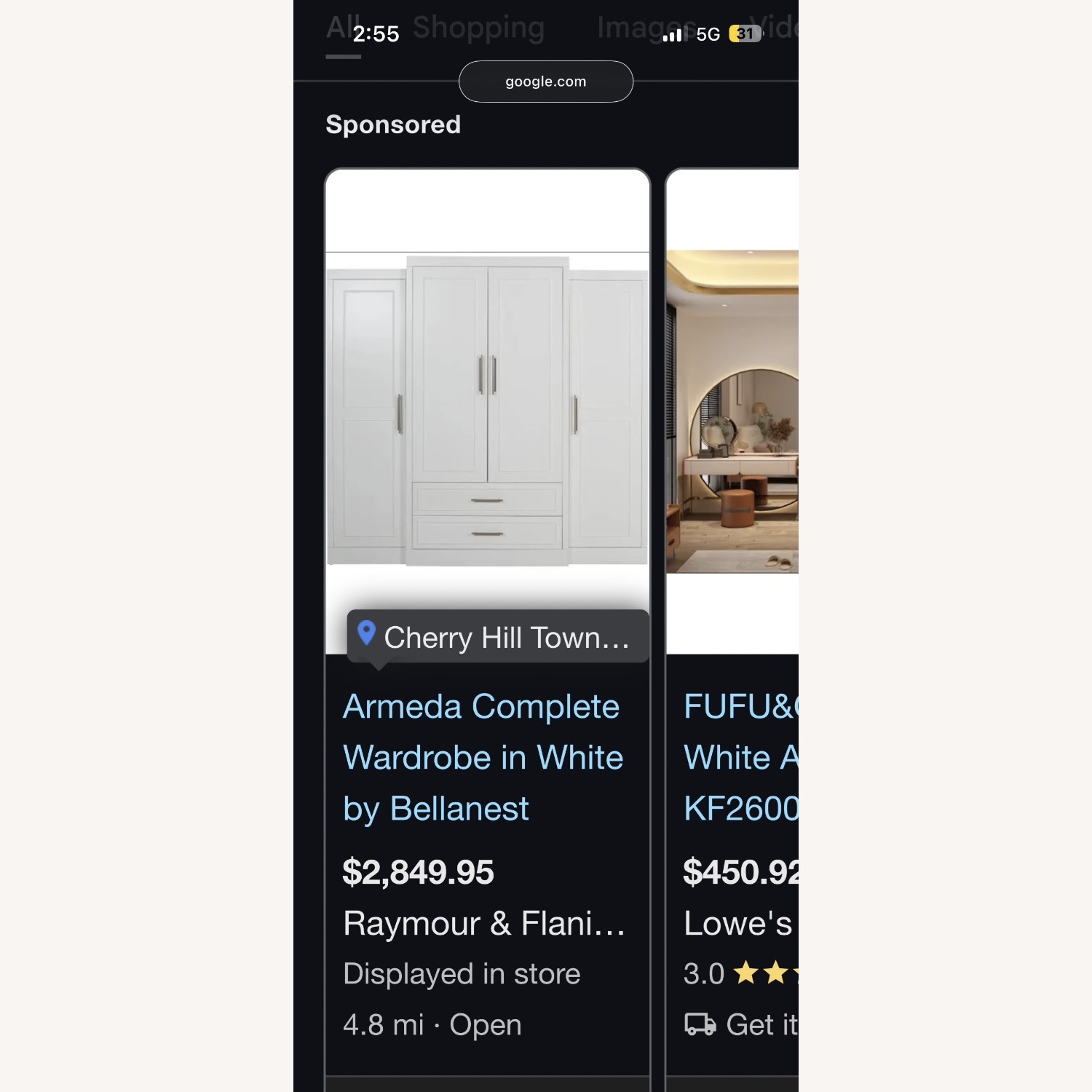 Raymour & Flanigan Armeda Armoire - image-2