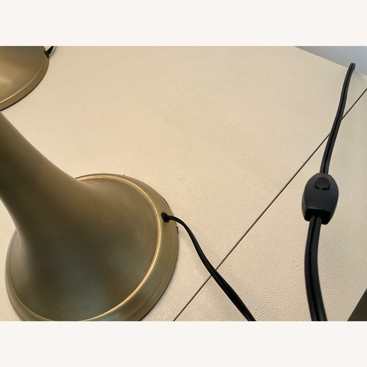 Restoration Hardware Globe 28” Brass Table Lamp - image-2