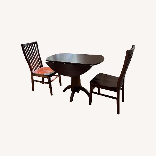 Used Raymour & Flanigan Nevada Dining Table and 2 Chairs for Small Space for sale on AptDeco