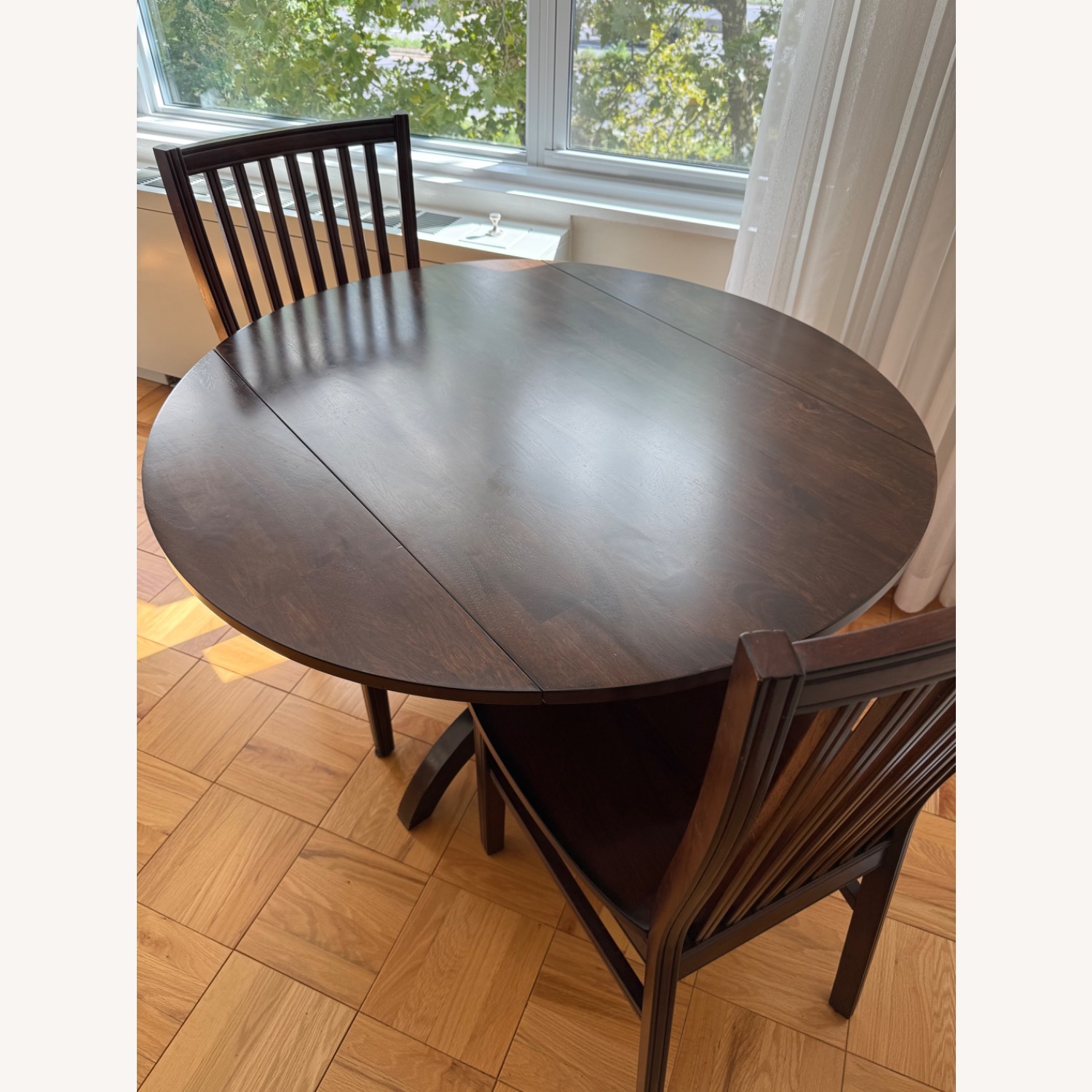 Raymour & Flanigan Nevada Dining Table and 2 Chairs for Small Space - image-3