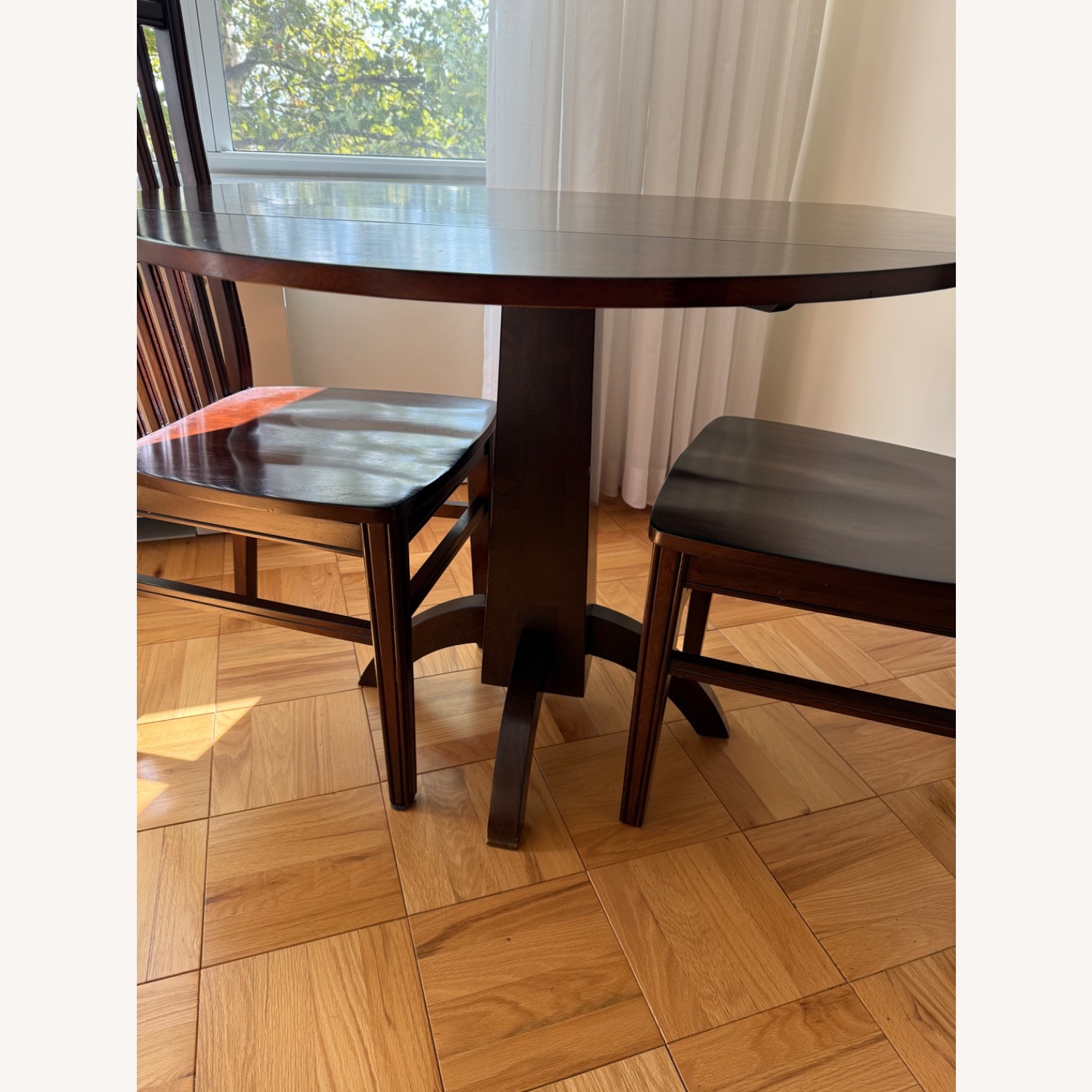 Raymour & Flanigan Nevada Dining Table and 2 Chairs for Small Space - image-4
