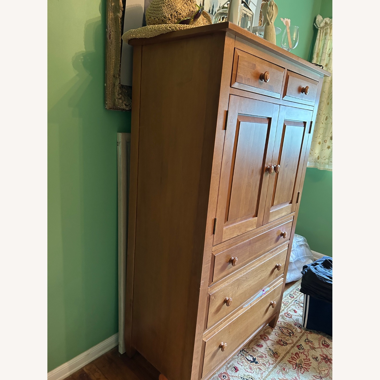 Ethan Allen Wood Armoire - image-3