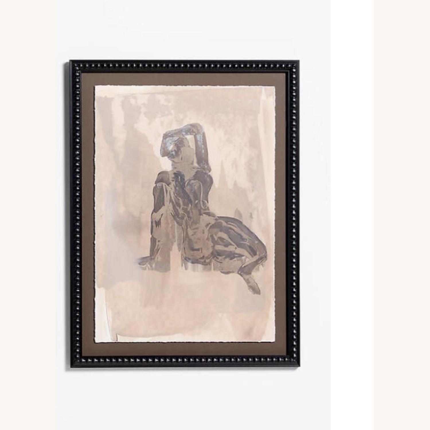 "Textural Figuration I" 24"x32" Framed Wall Art Print - image-4