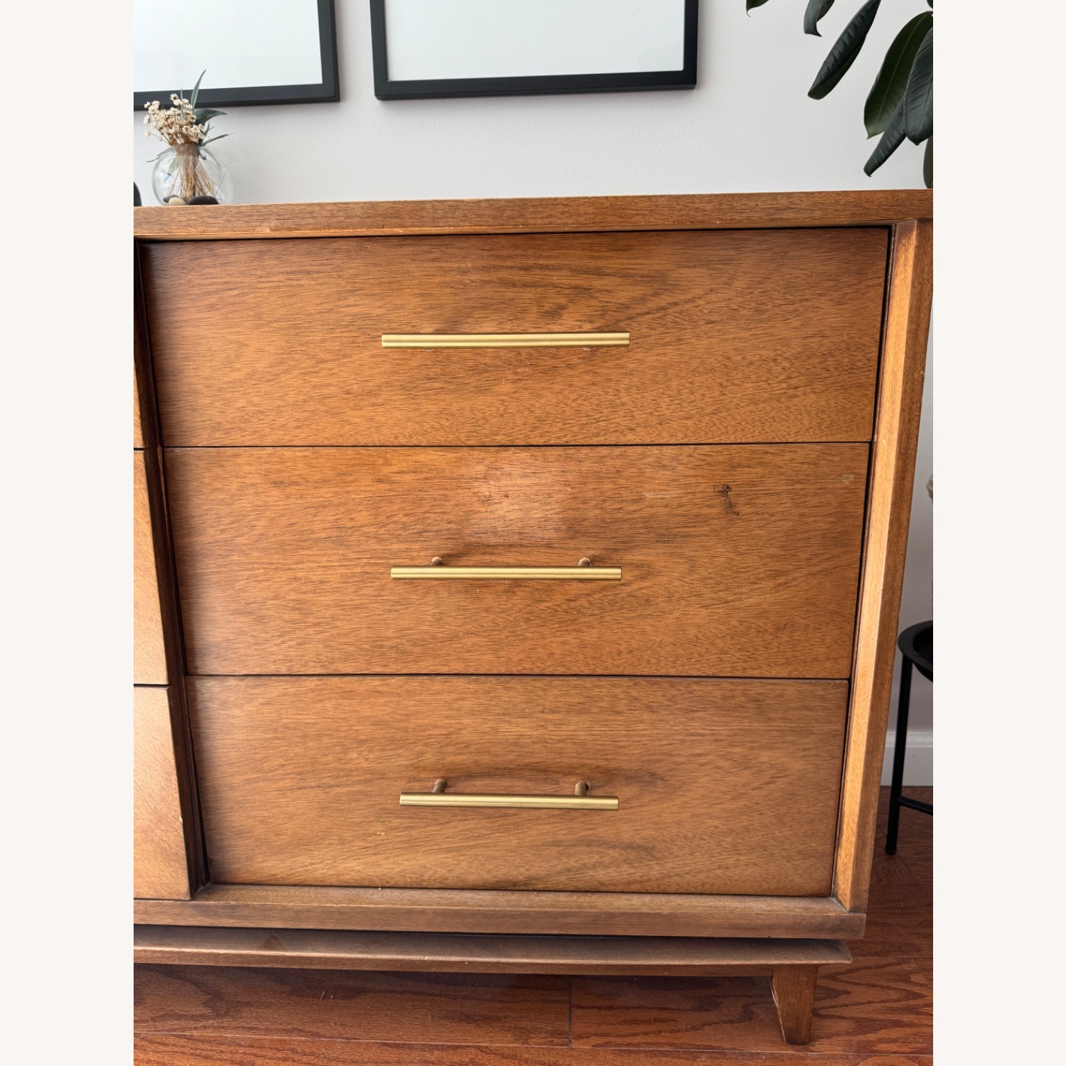 Midcentury Solid Wood Dresser - image-3