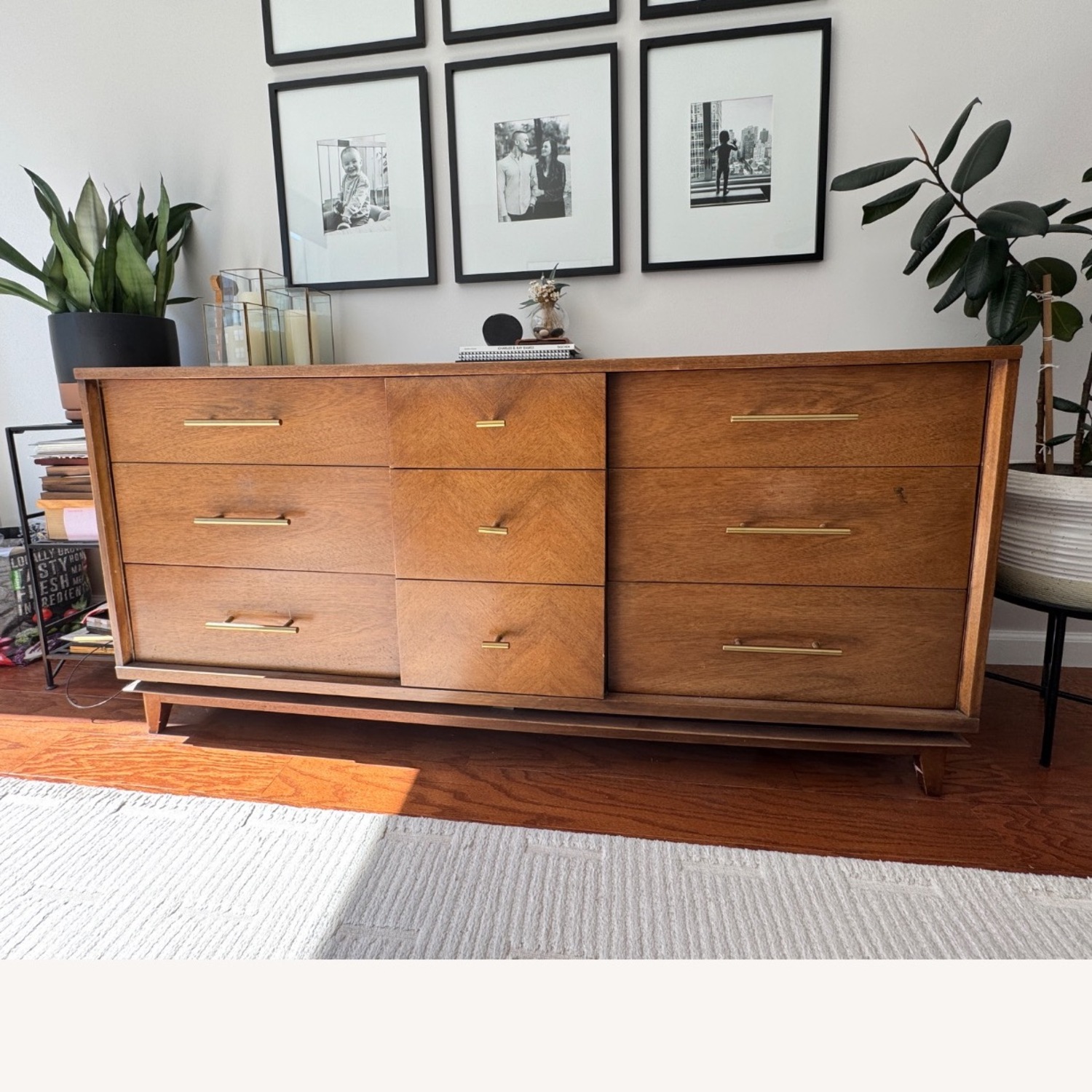 Midcentury Solid Wood Dresser - image-0