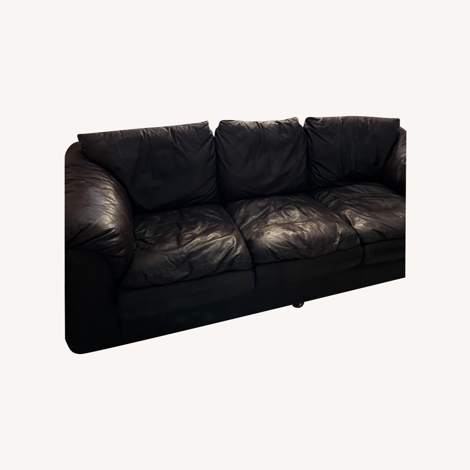 Thomasville Luxury Leather 3 Seat Sofa - image-0