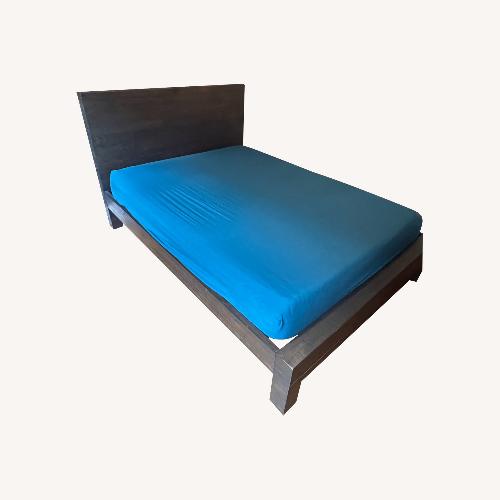 Used Reclaimed Wood Bed Frame (Queen) for sale on AptDeco