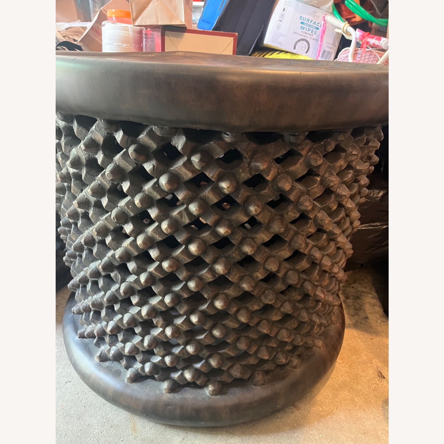 Restoration Hardware African Bamileke Side Table - image-4