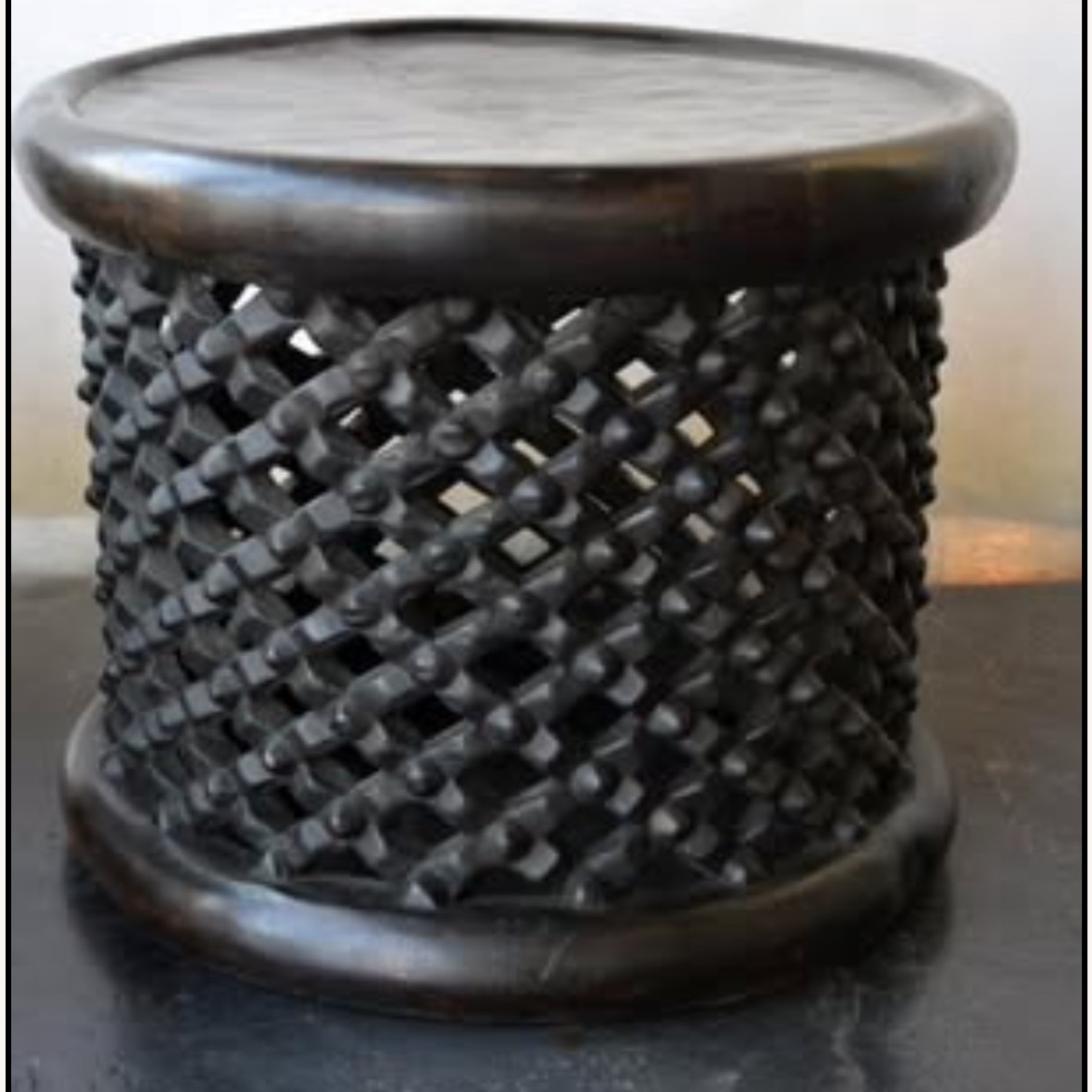 Restoration Hardware African Bamileke Side Table - image-2