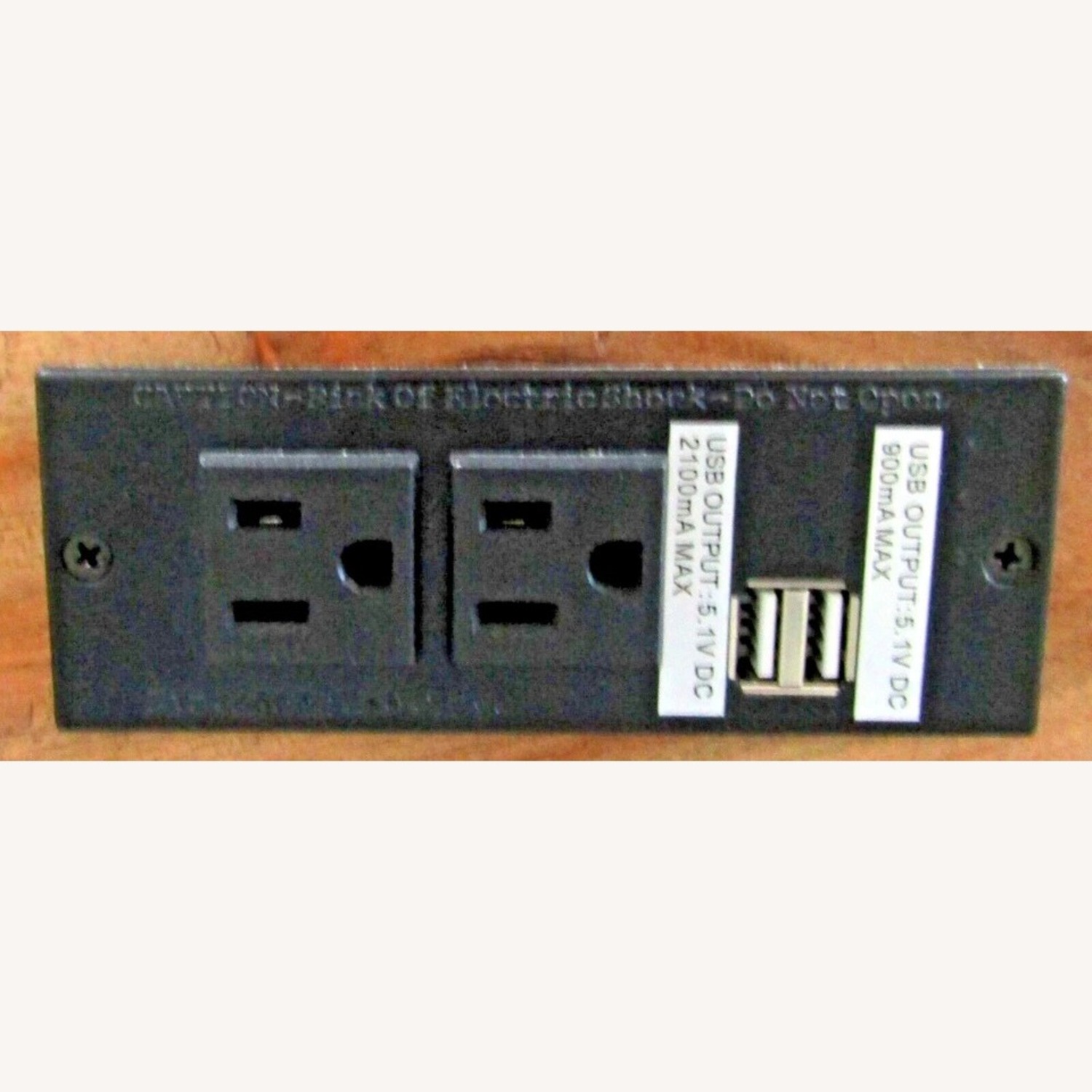 Acacia Live Edge Wood Side Table with Black Iron - image-4