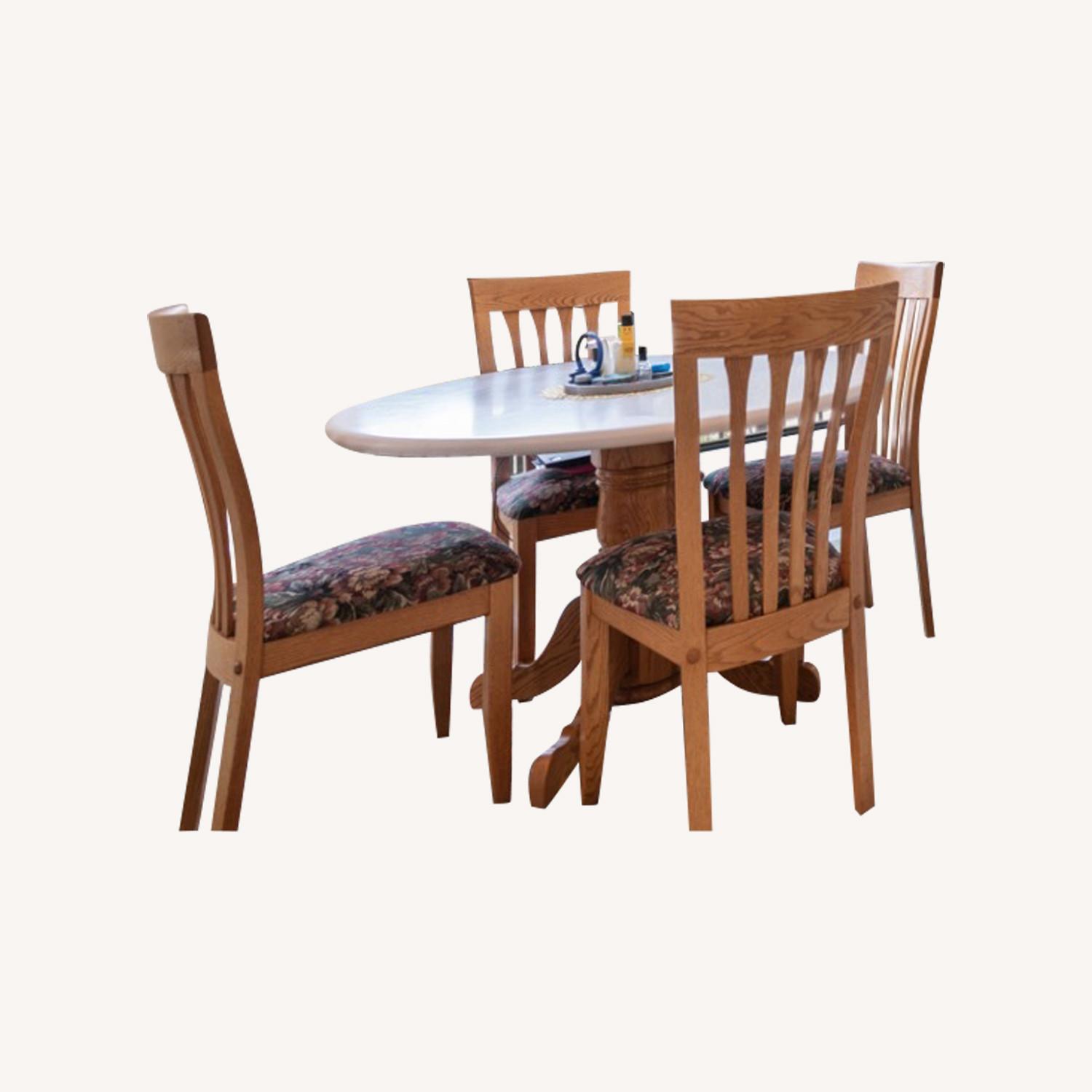 Korean Custom Marble Dining Table - image-0