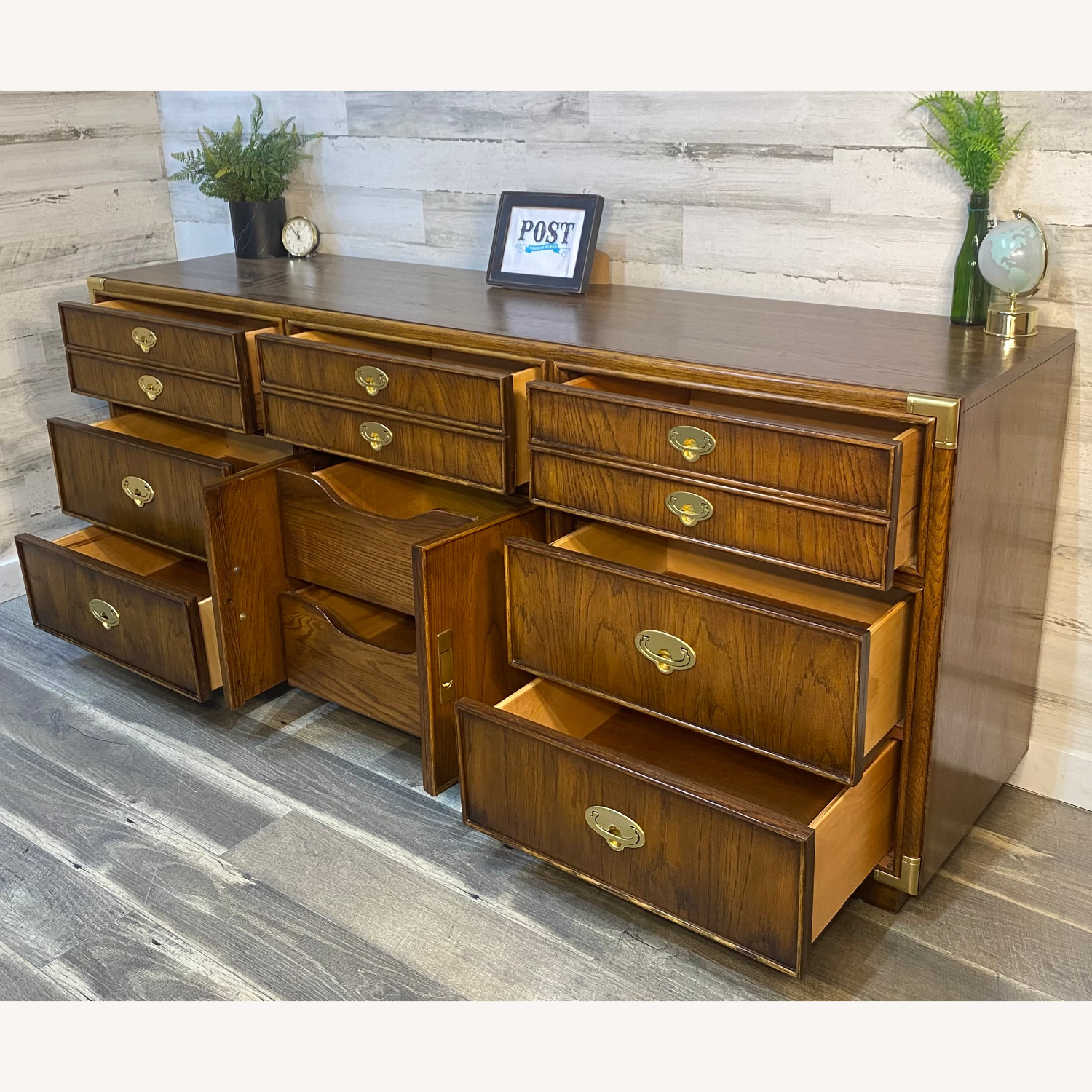 Lexington Campaign Vintage Dresser - image-11