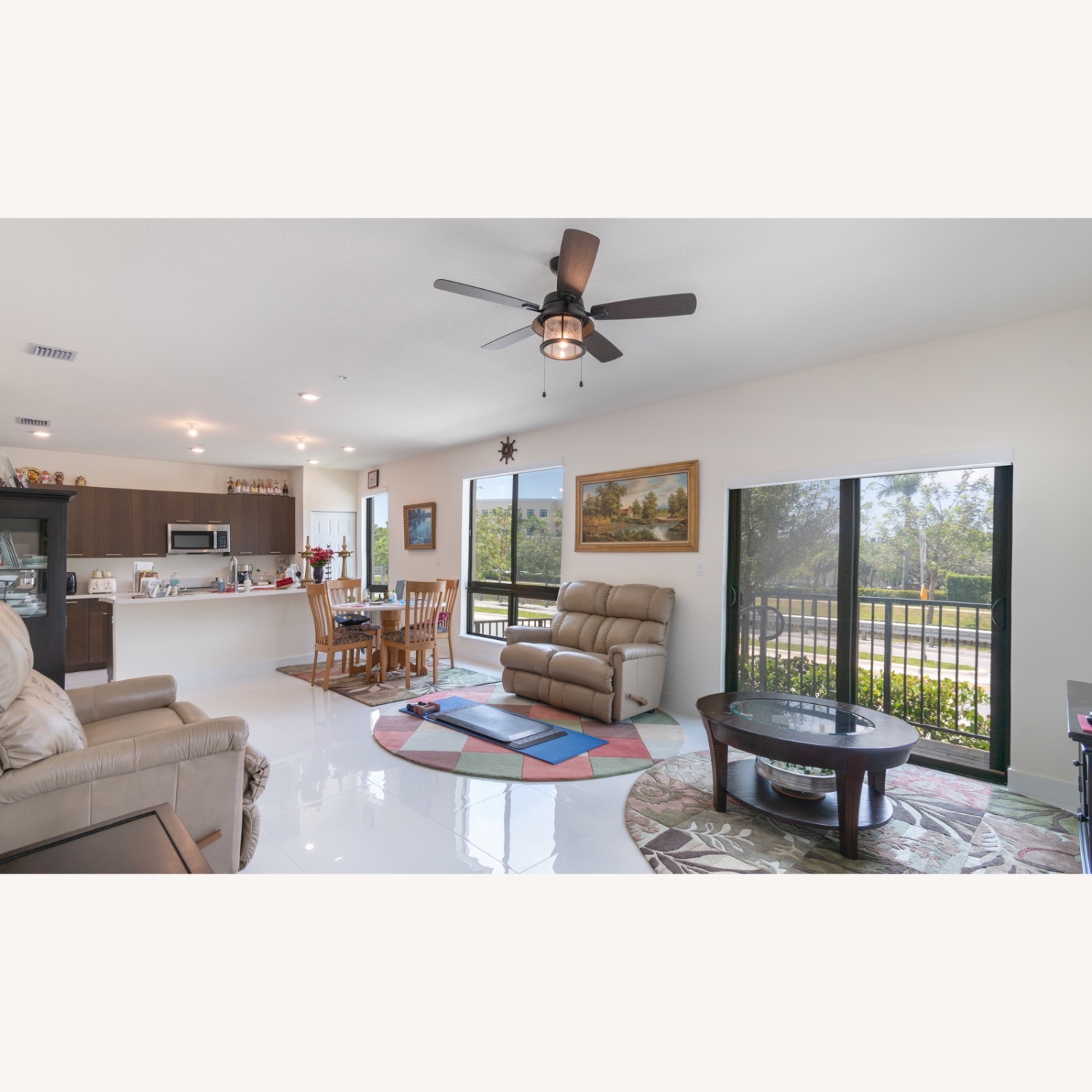 Kincaid Round Genuine Wood Cocktail Table - image-2