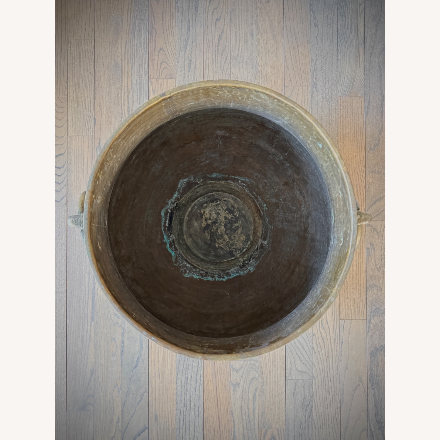 70s Vintage Brass Ring Barrel - image-5