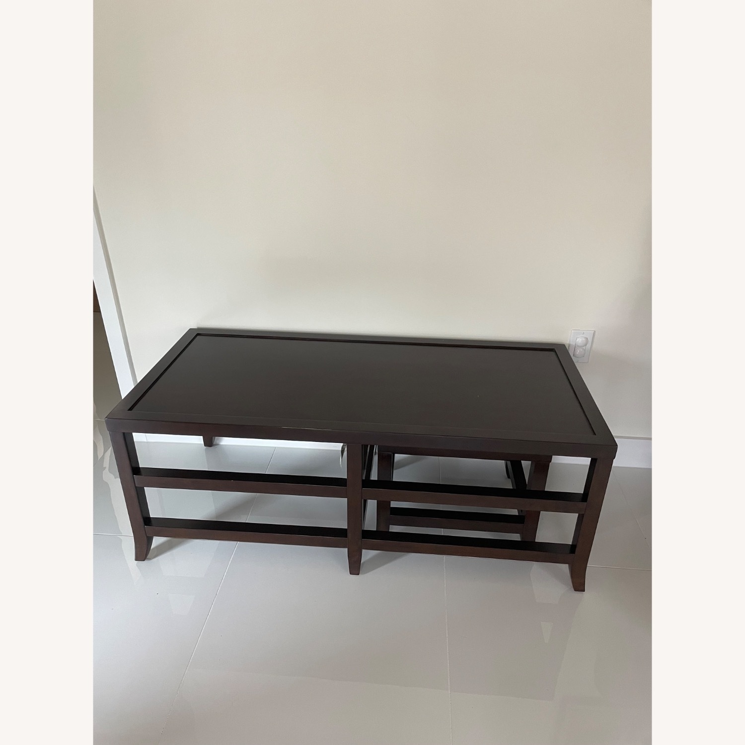 Coffee Table with Two Nesting Side End Tables - image-1