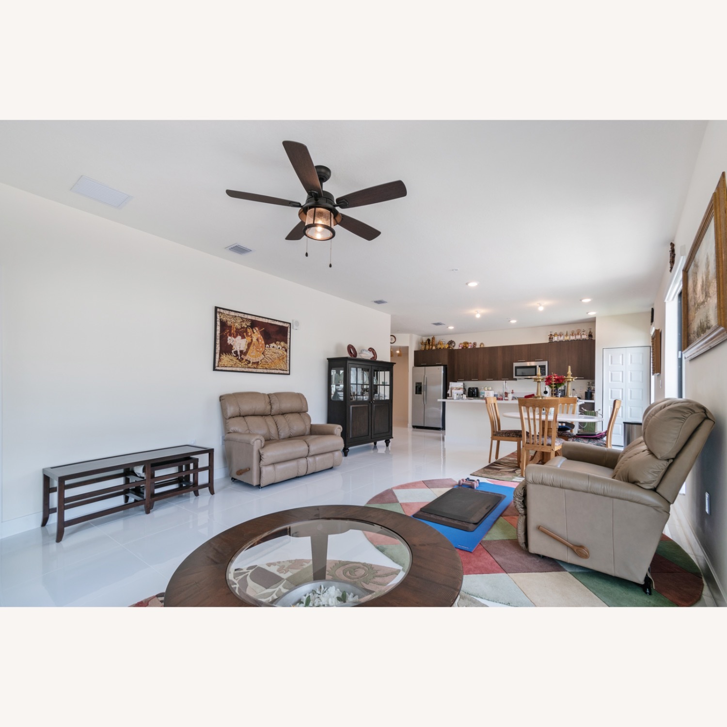 Coffee Table with Two Nesting Side End Tables - image-4