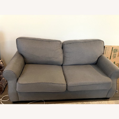 Used Pottery Barn Light Gray Sofa for sale on AptDeco