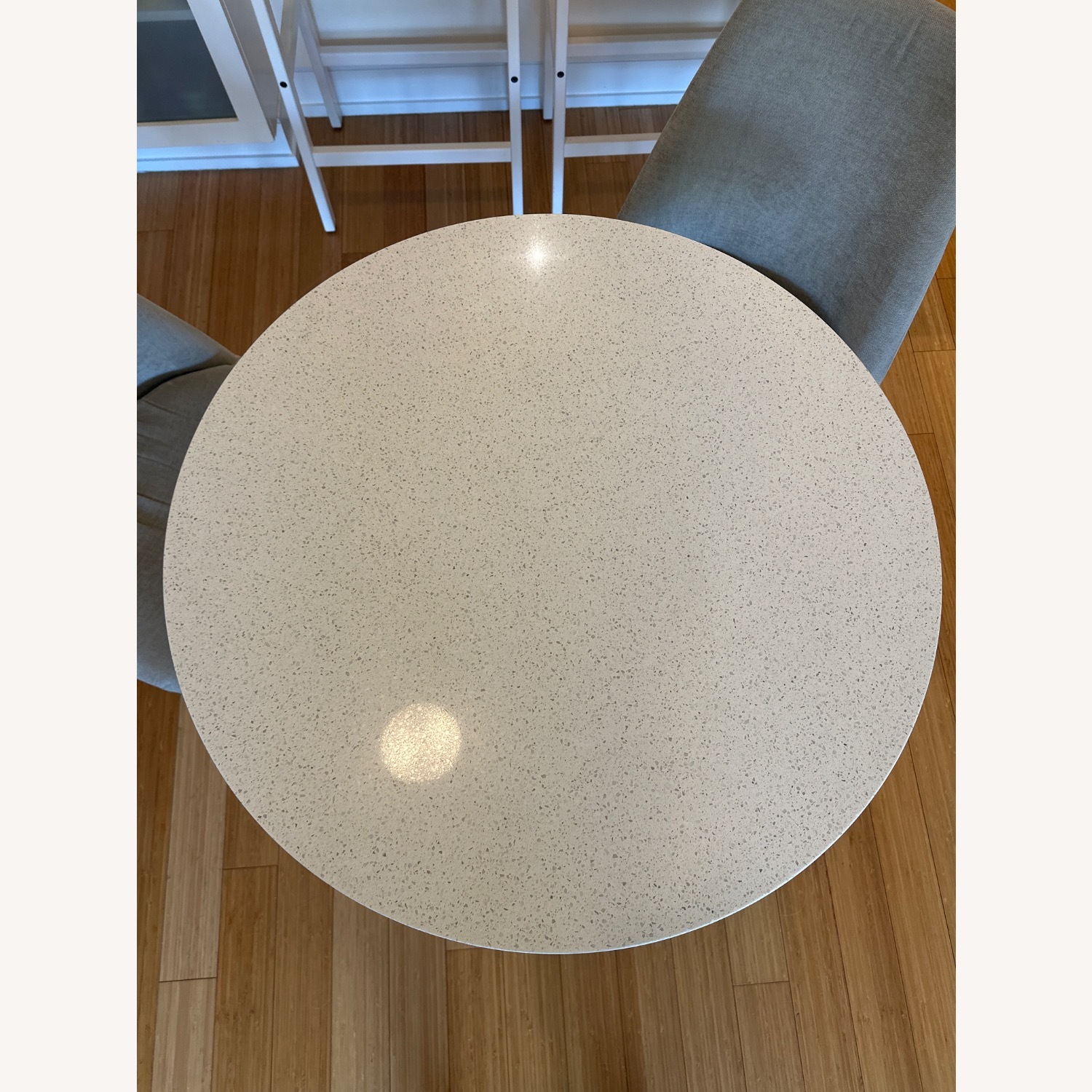 West Elm Wren Bistro Table - White Quartz - image-3
