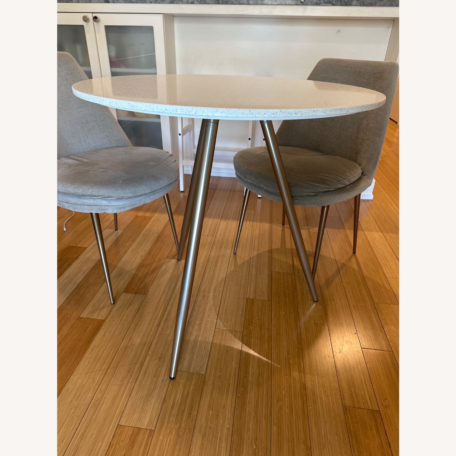 West Elm Wren Bistro Table - White Quartz - image-2