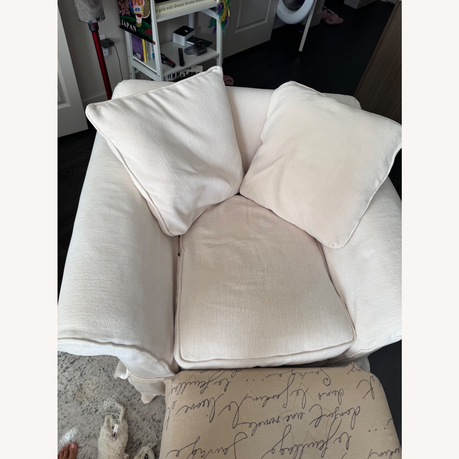 Loveseat & Ottoman - image-1