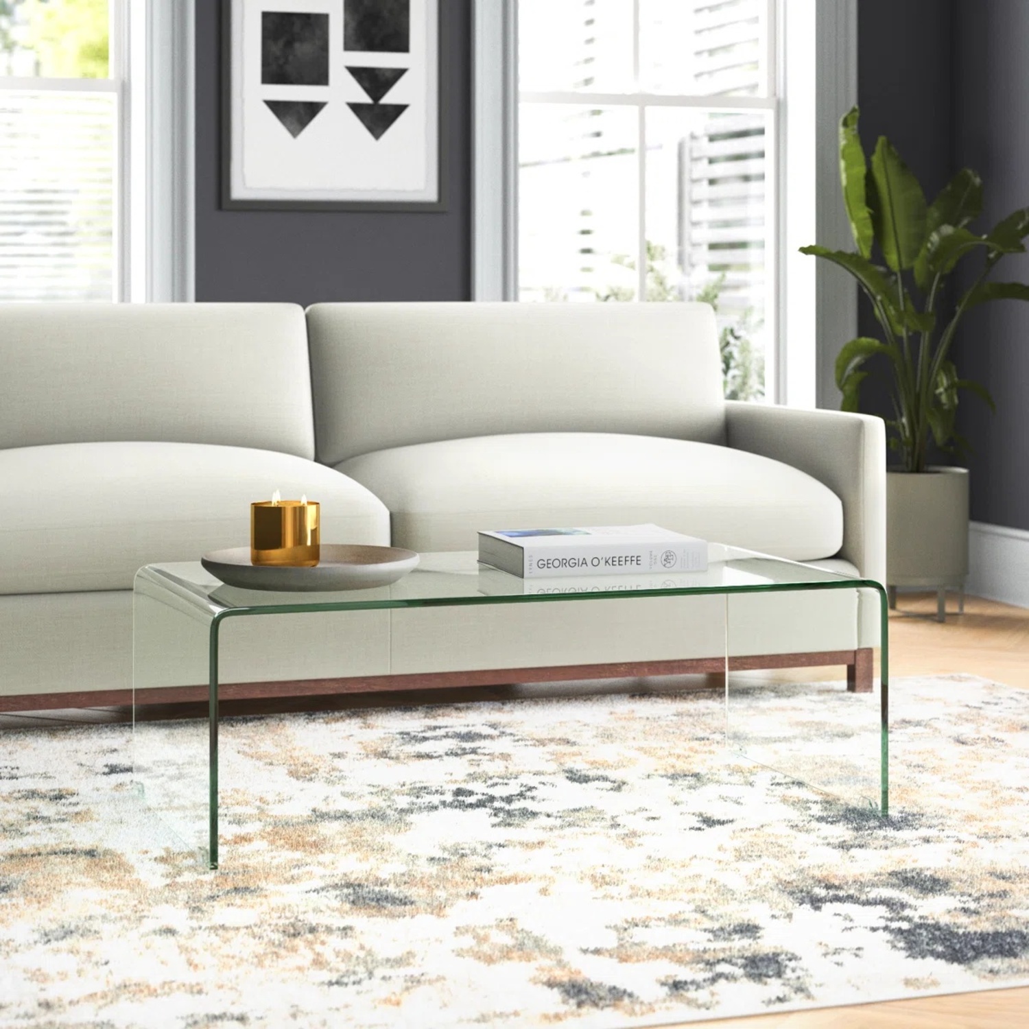 Dasher Clear Coffee Table - image-4