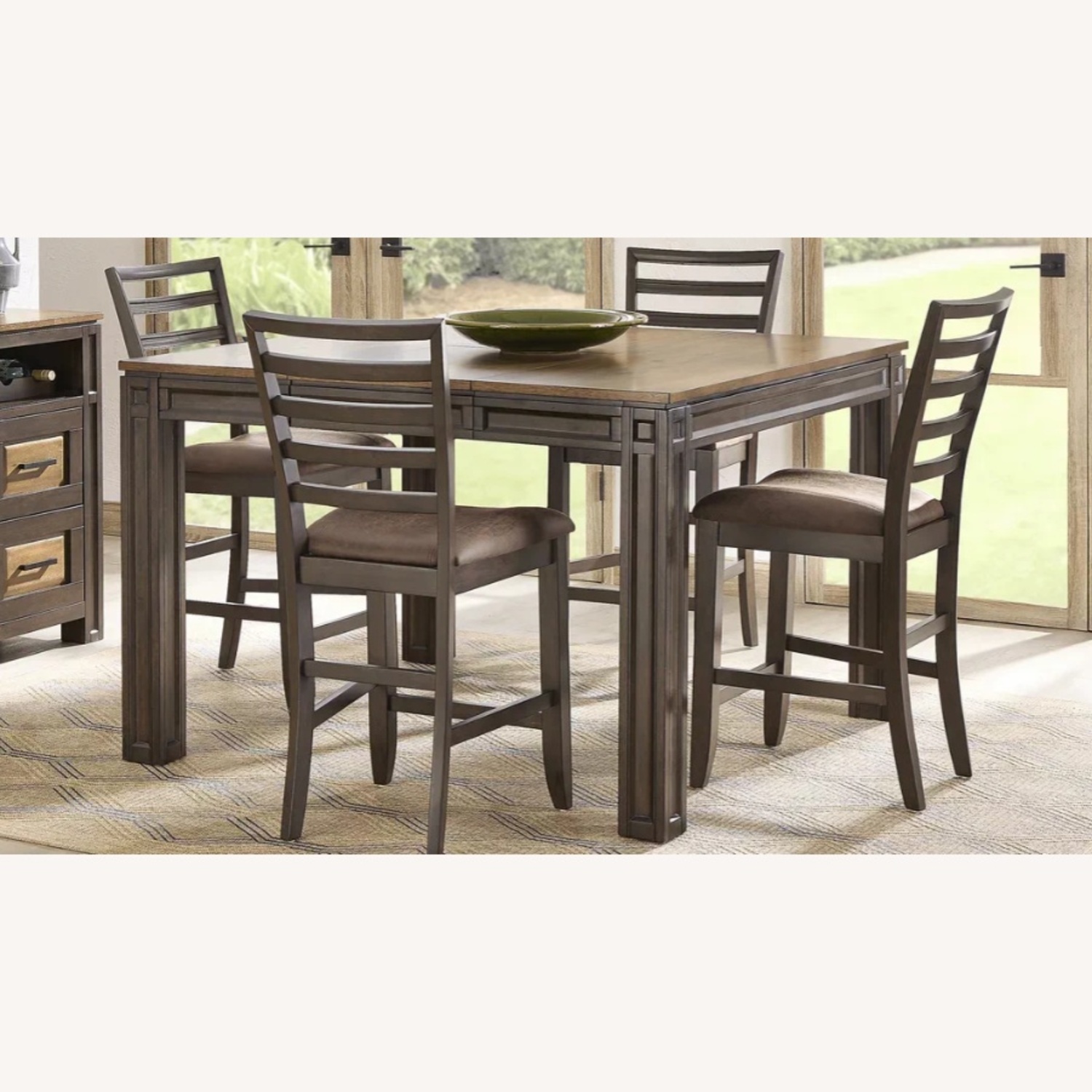 Coventry Dark Brown 6 pcs Dining Set - image-4