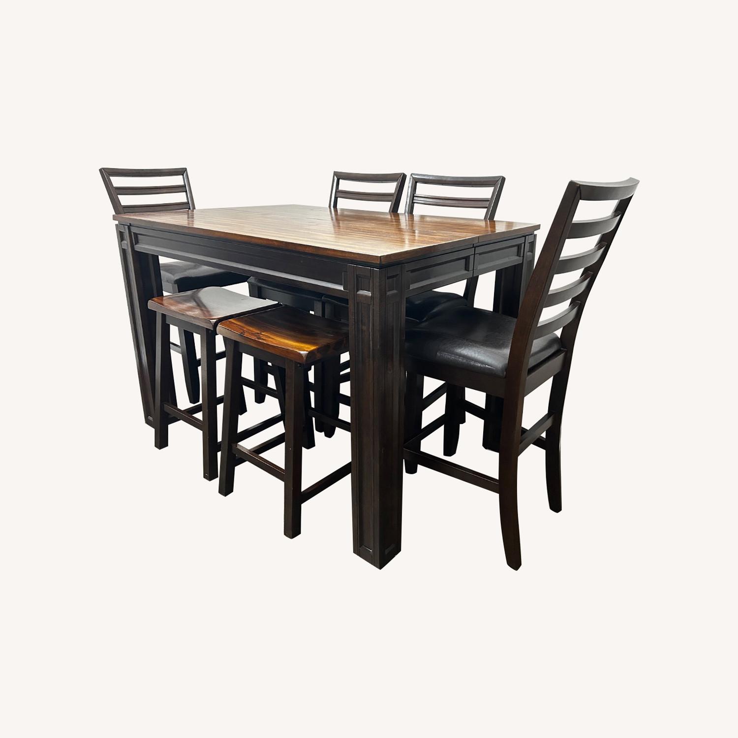 Coventry Dark Brown 6 pcs Dining Set - image-0