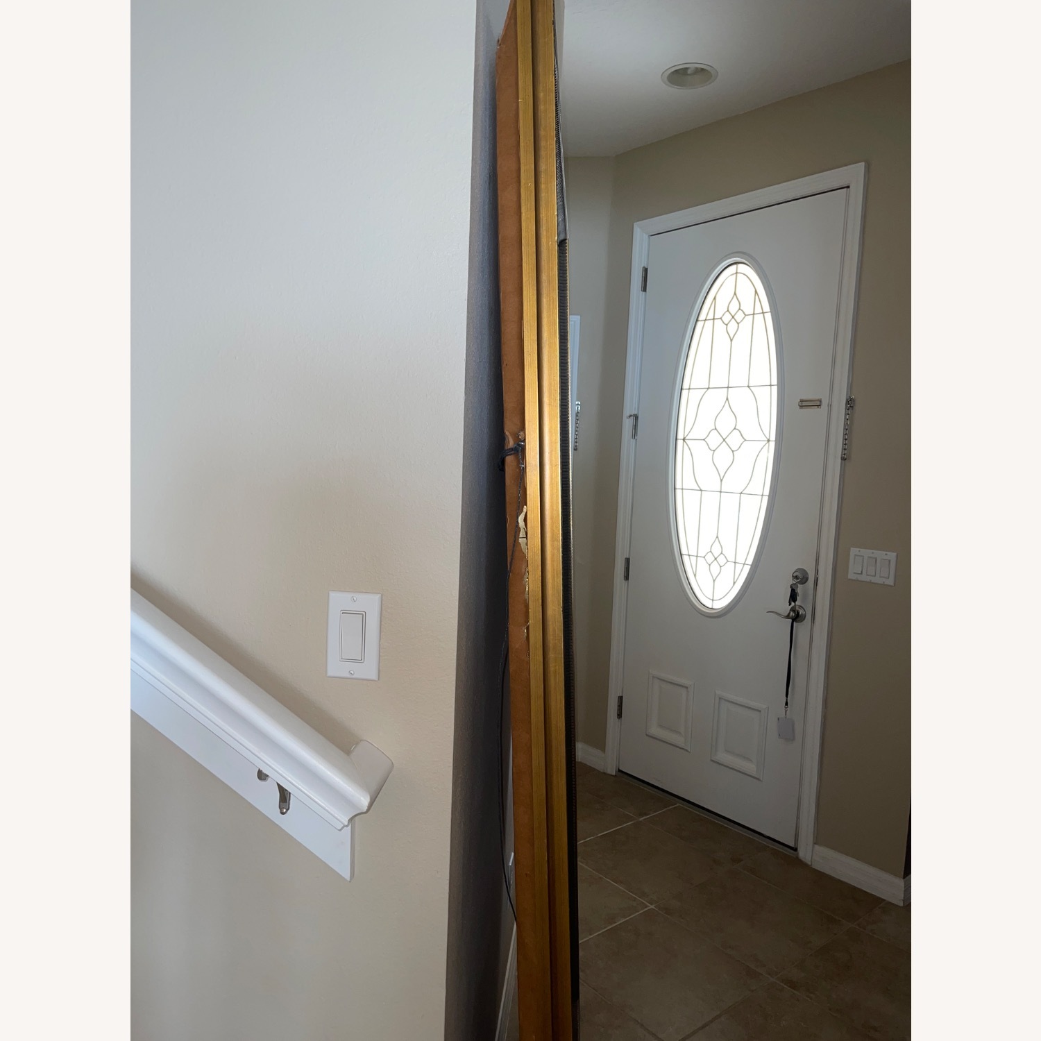 Framed Burmese Silk Elephant Tapestry - image-2