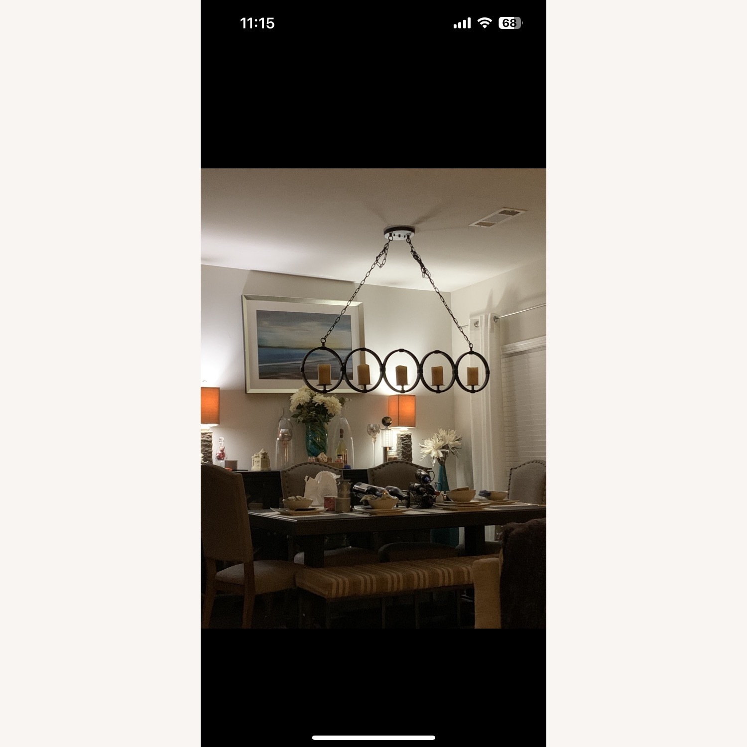 Dining Table With Chairs and Bench - image-0