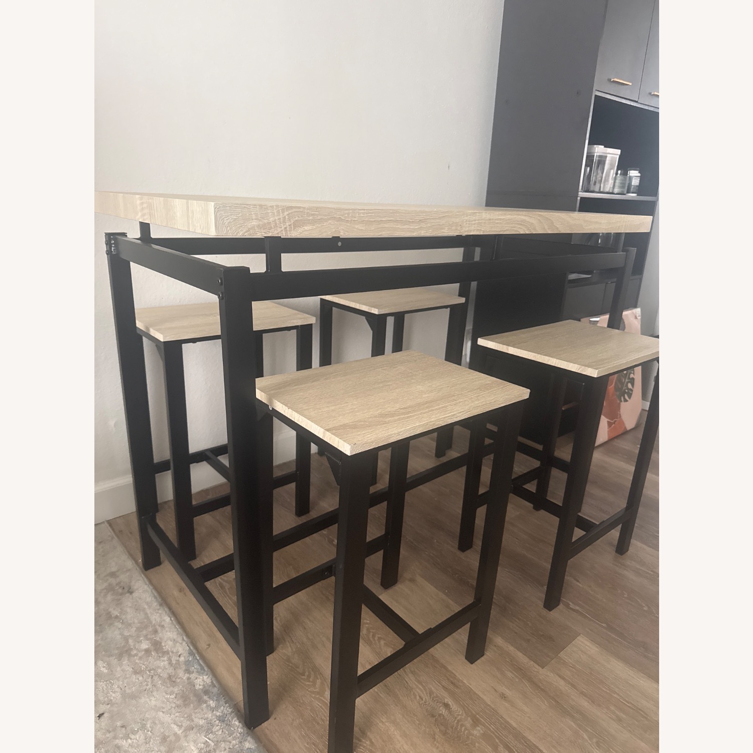 Wayfair 4-Person Bar Height Table + Stools - image-3
