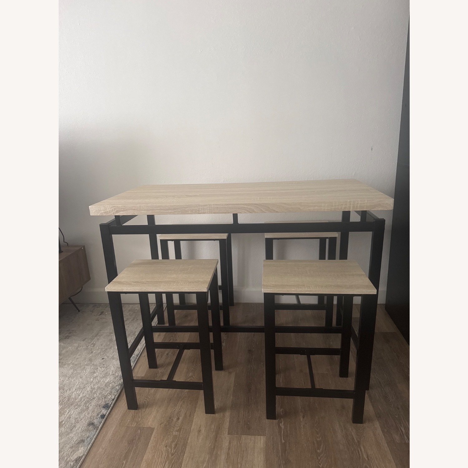 Wayfair 4-Person Bar Height Table + Stools - image-1