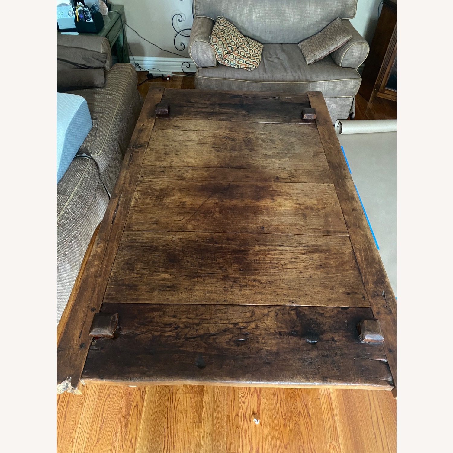 19th Century Teak Weaving Coffee Table - image-2