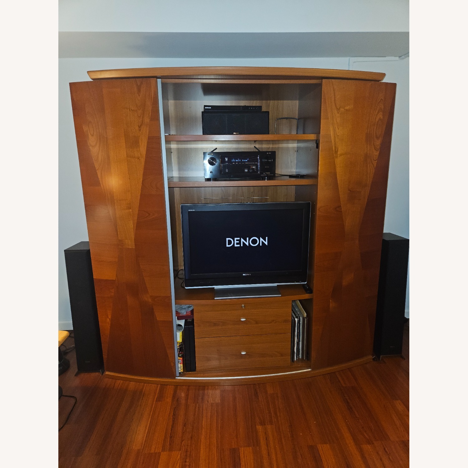 Olga Collection Italian Made Entertainment Center - image-1