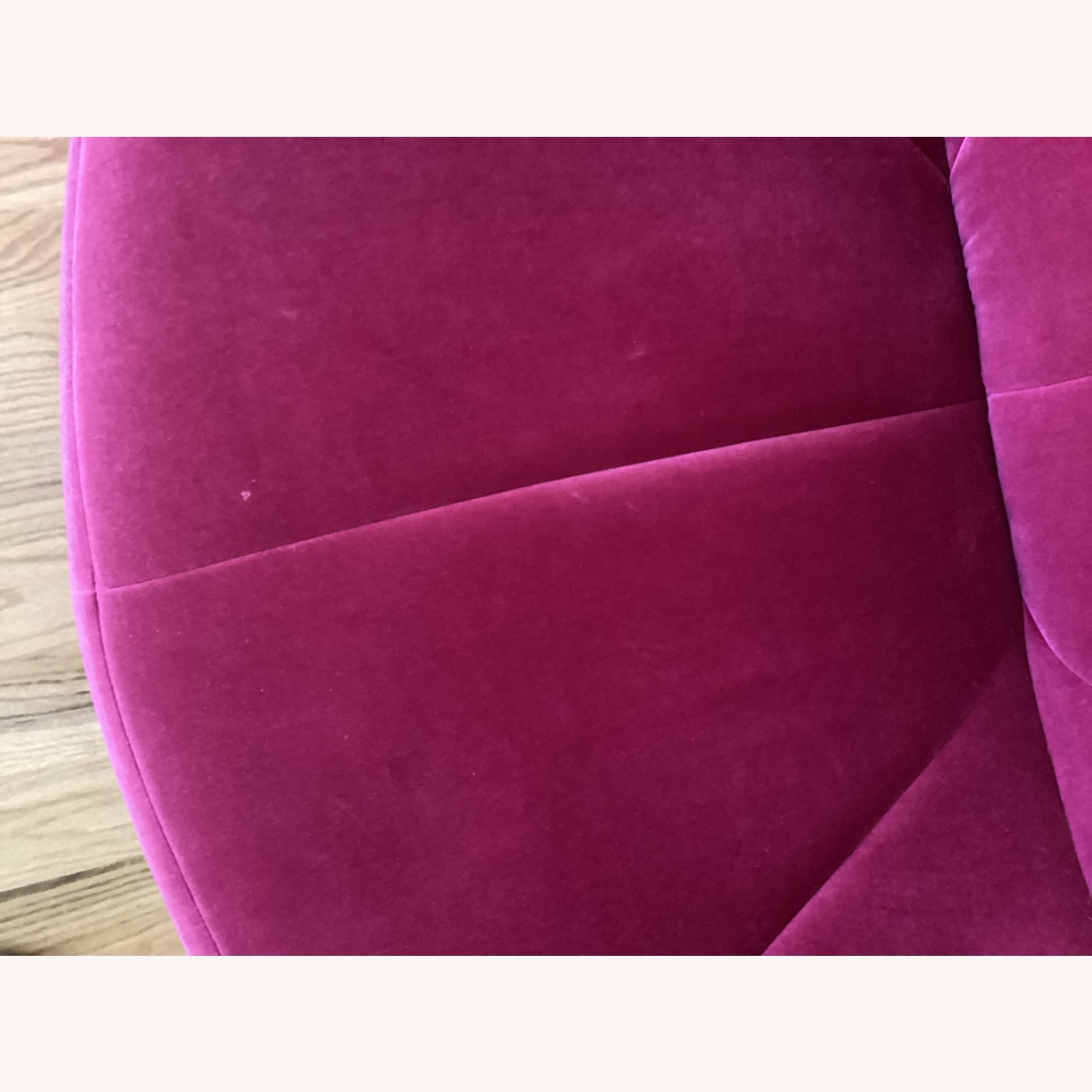 Ligne Roset Pink Velvet Pumpkin Loveseat - image-4