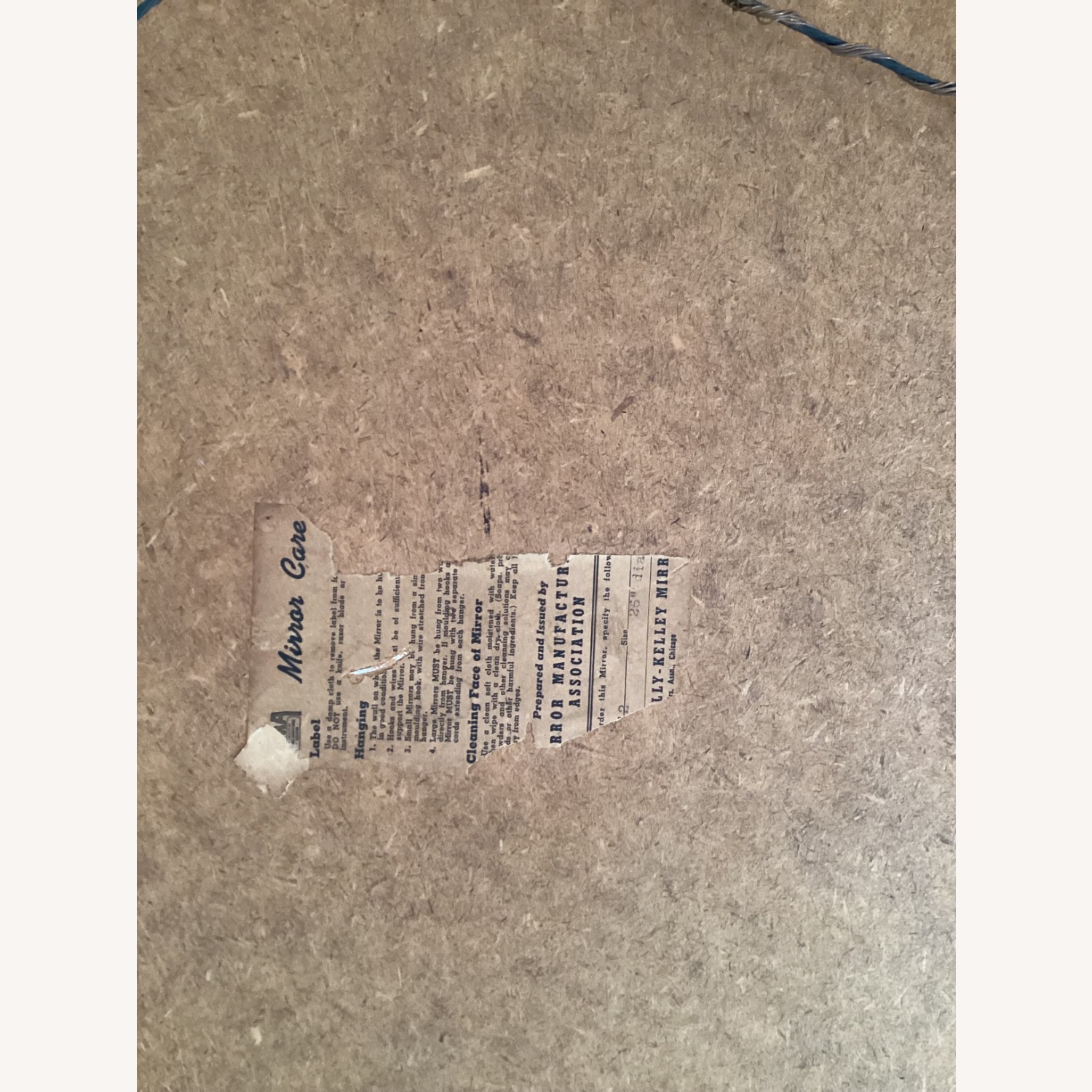 Cobalt Blue Swan Mirror - image-2