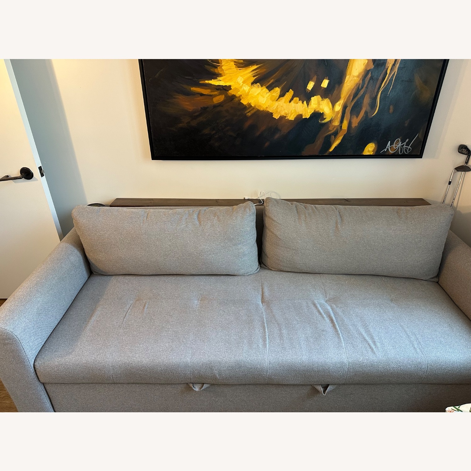 Article Norby Light Gray Fabric Sleeper Sofa - image-2