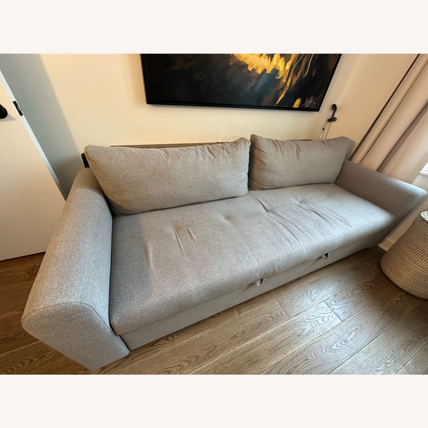 Article Norby Light Gray Fabric Sleeper Sofa - image-3