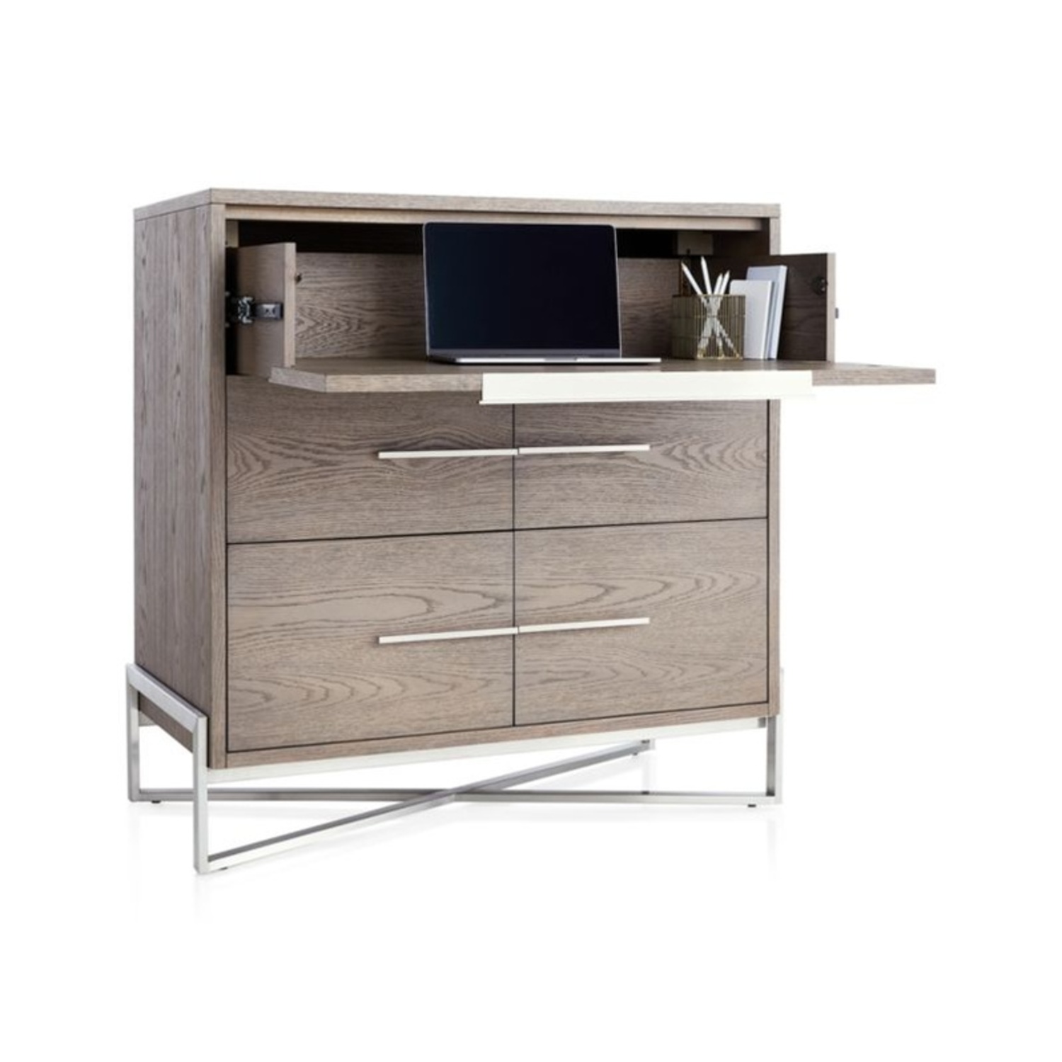 Crate & Barrel Covert Desk - image-0