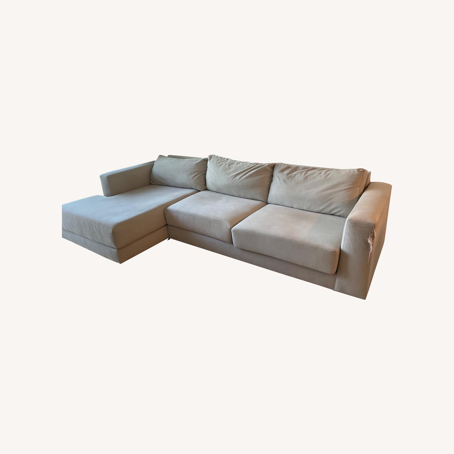 Crate and Barrel Peyton Sectional Sofa - image-0