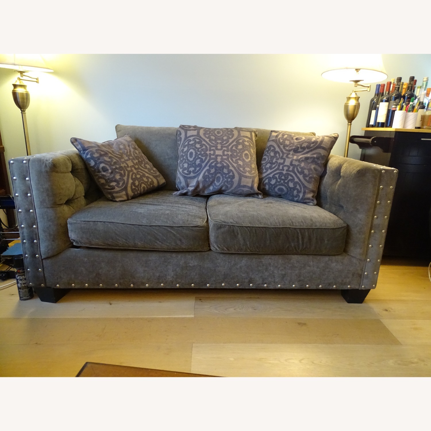 Raymour & Flanigan Cindy Crawford Calista Loveseat - image-1