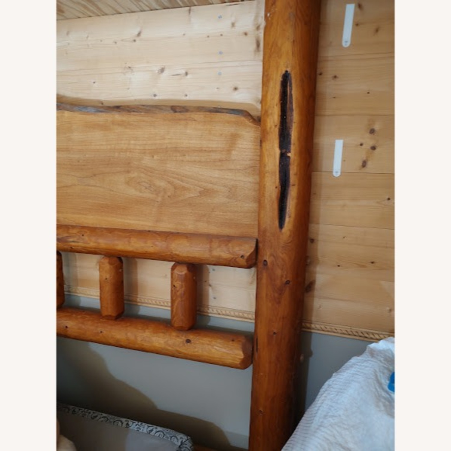 Hand Carved Cedar Head Foot - image-5