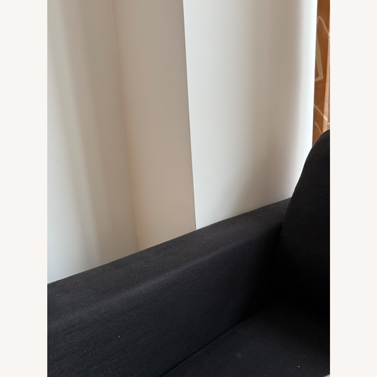 Restoration Hardware Lugano Sofa Black - image-7