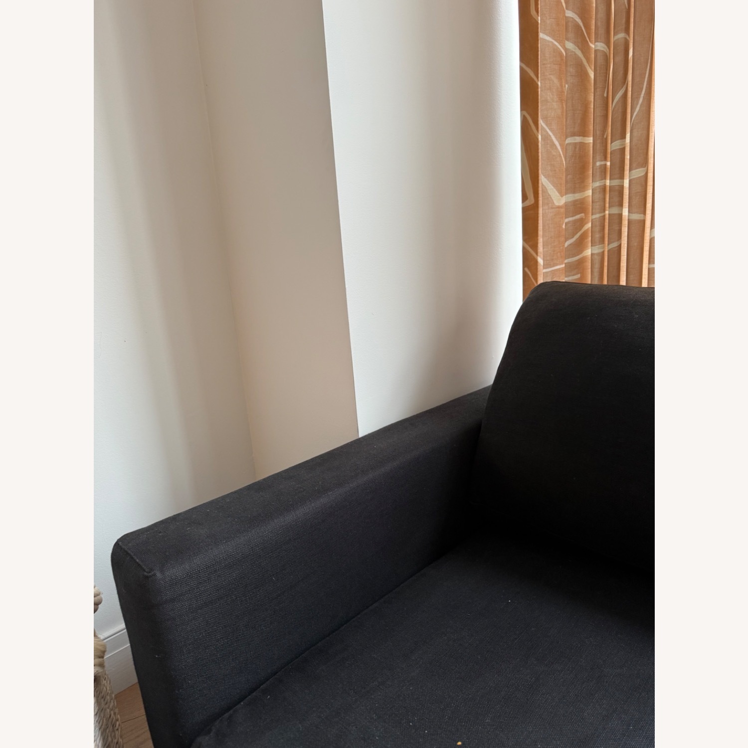 Restoration Hardware Lugano Sofa Black - image-8