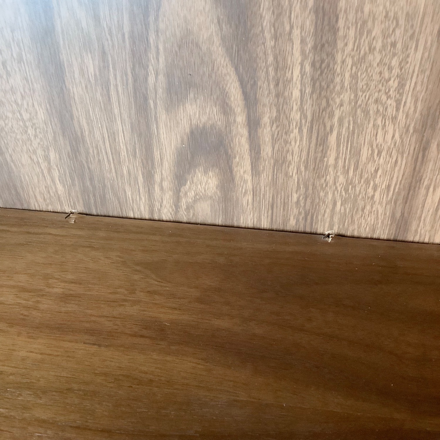 Pair Tall Vintage Modern Bookcases With Bar - image-16