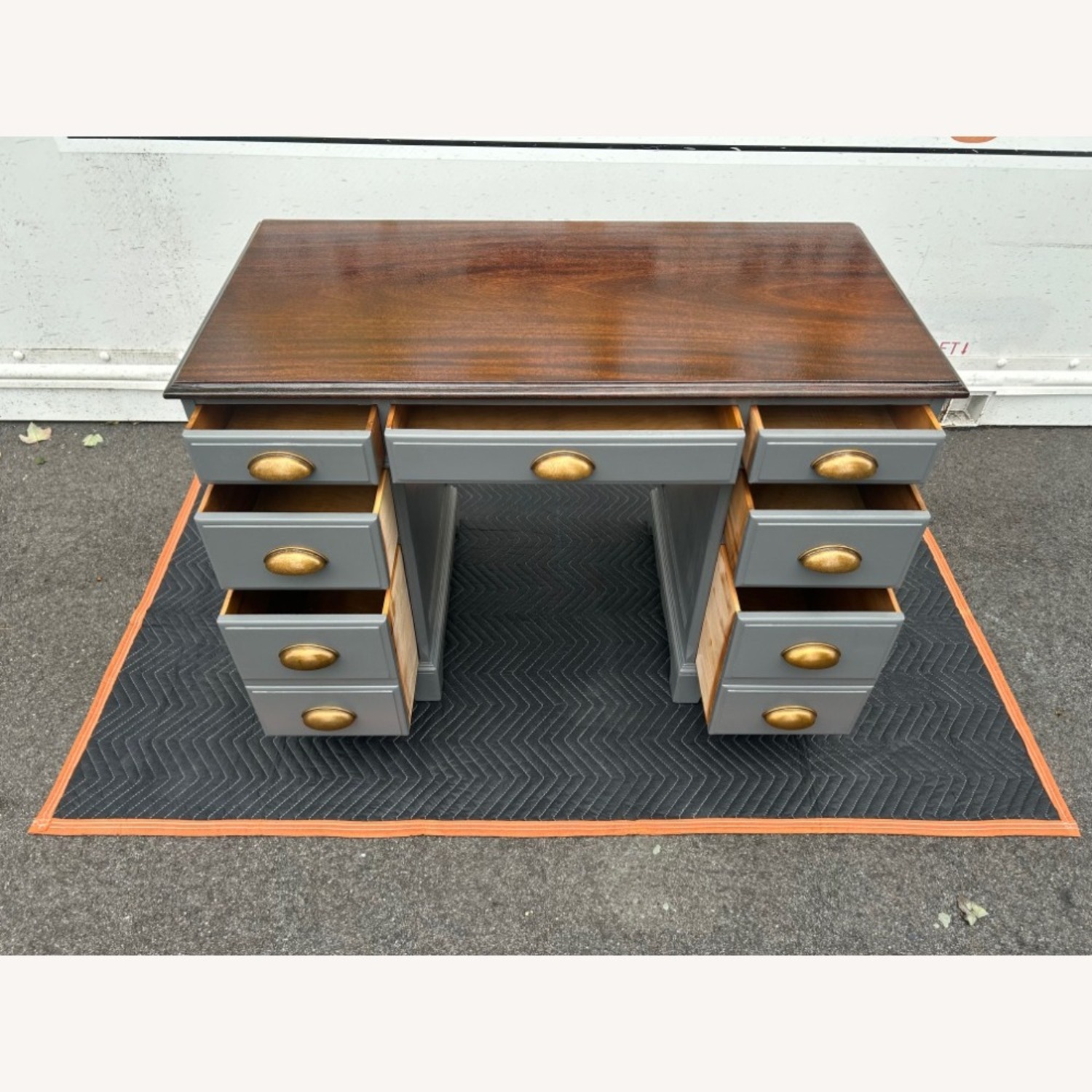 Vintage Writing Desk - image-5