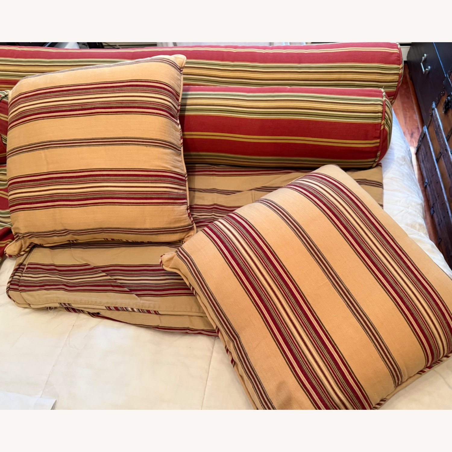 PB Daybed Bedding Set - Ticking Stripes Collection - image-4