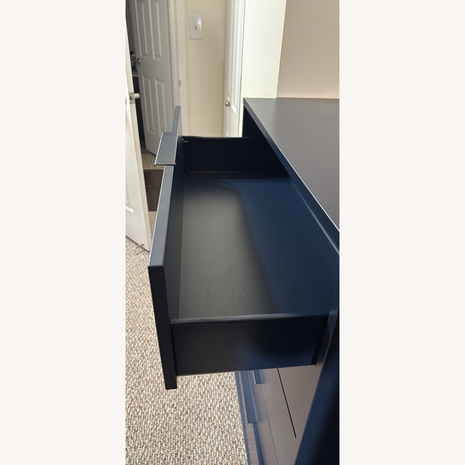 IKEA Nordmela Blue Dresser W Clothes Rail - image-6