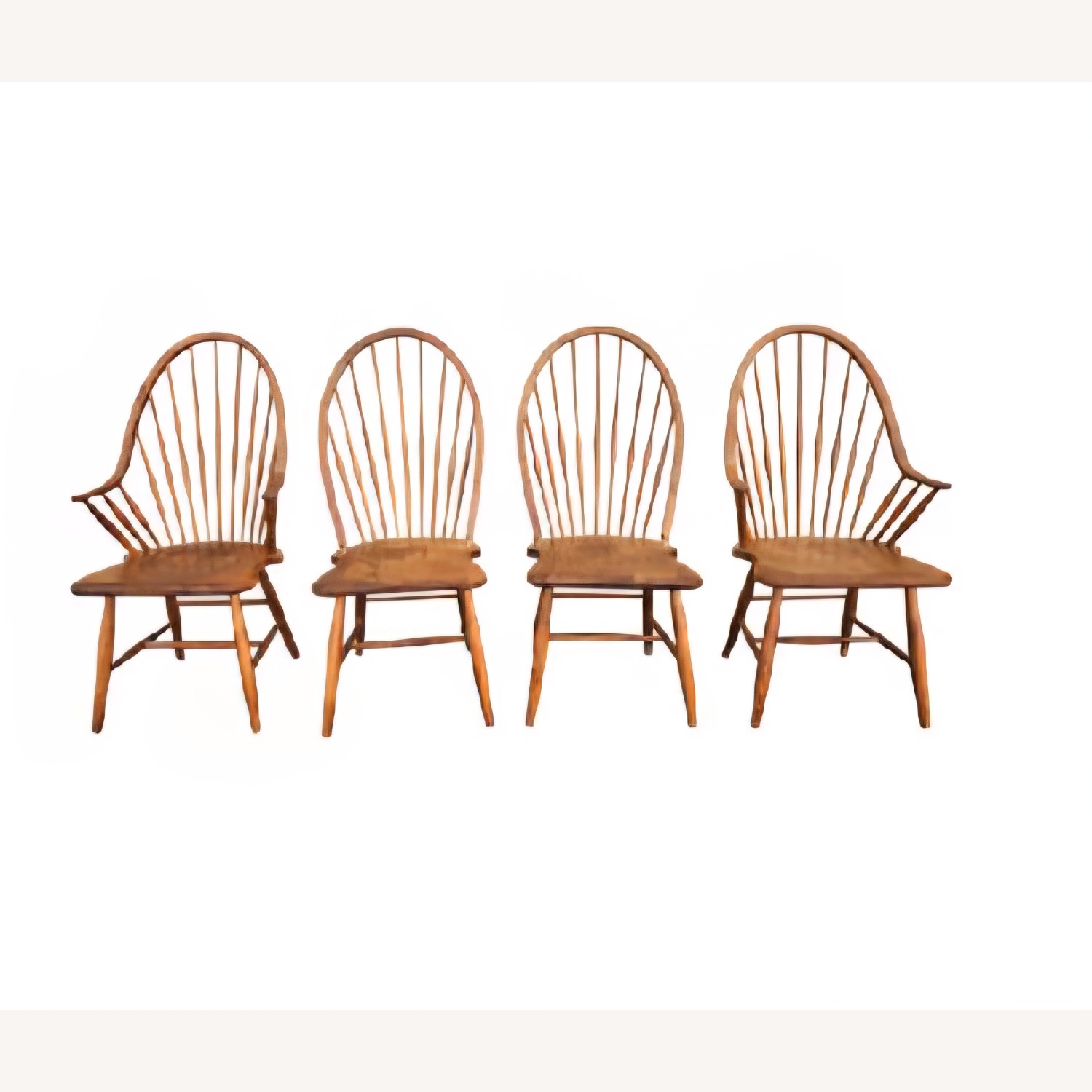 Vintage Maple Windsor Chairs (4) 1992 - image-1